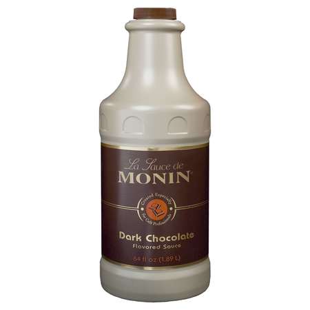 MONIN Monin Dark Chocolate Sauce 64 oz., PK4 M-GC062FP